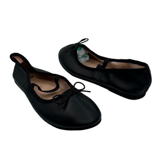 H&M Black Slip On Ballet Flats Size 13 Girl’s - Picture 1 of 8